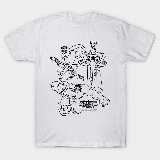 Dexters Laboratory - Justice Friends T-Shirt by Tee Cult
